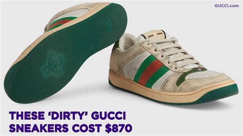 dirty gucci shoes for sale|gucci shoes dirty look.